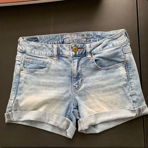 American Eagle Denim Midi Shorts